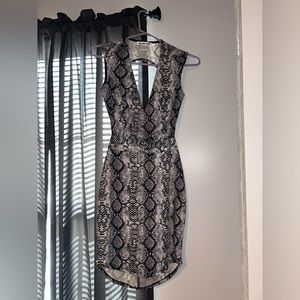 Charlotte Russe Snakeskin Dress